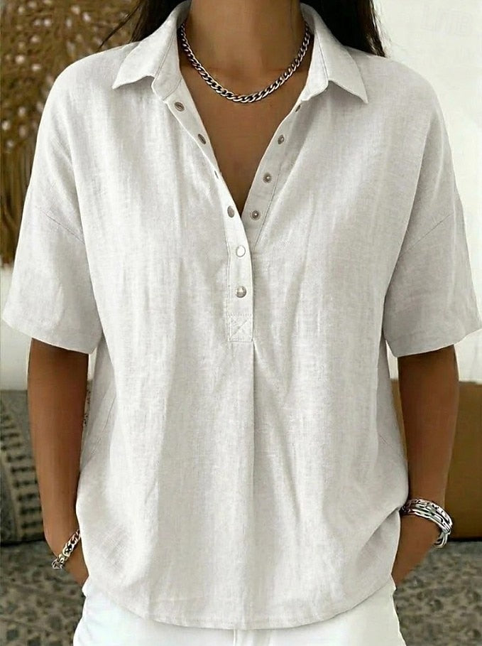 Blouse avec Col et Détails Boutonnés Willow