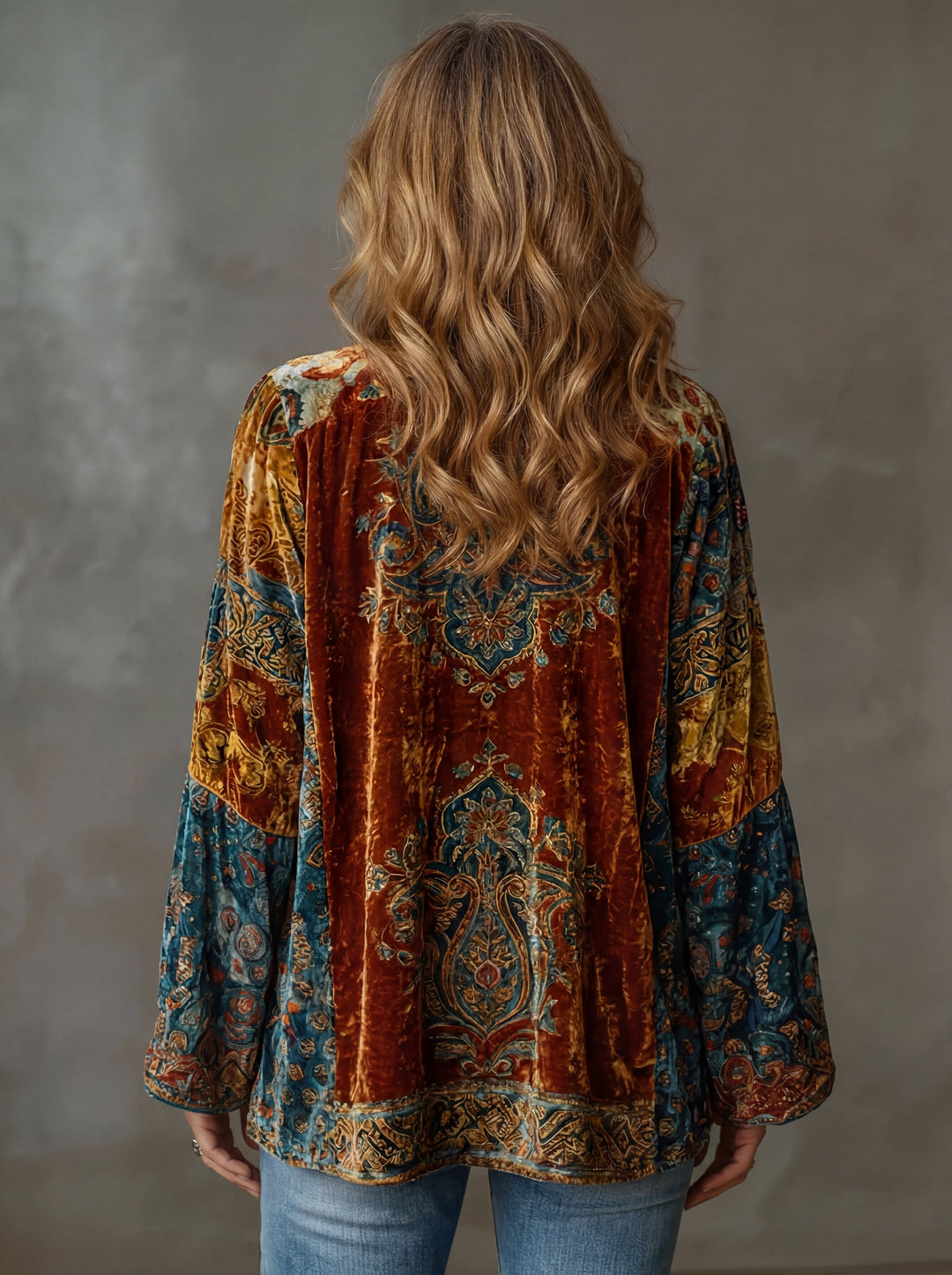 Veste Boho en Velours pour femme, vue 23