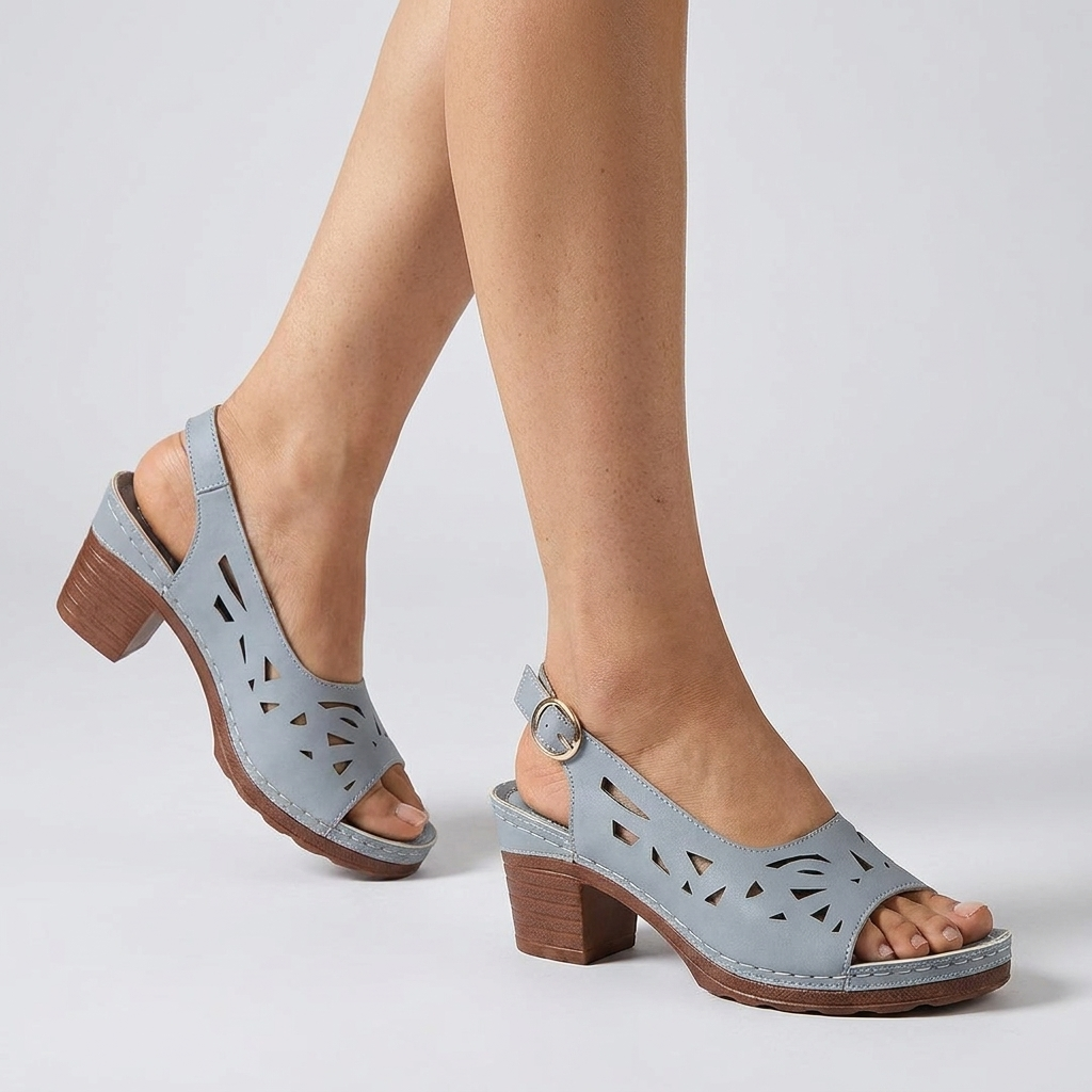 Sandales à Talon Wedge Chic pour femme, vue 5