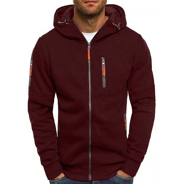 Jaron Hoodie Homme Sweat à Capuche en Coton Confortable & Polyvalent au Style Moderne, vue 5