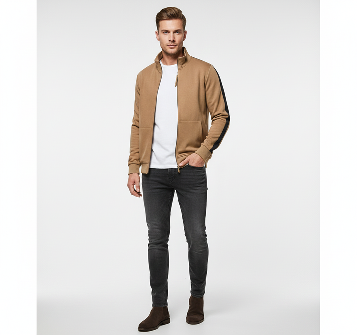 Julien Gilet Homme Polyvalent Coupe Ajustée & Style Fonctionnel Intemporel