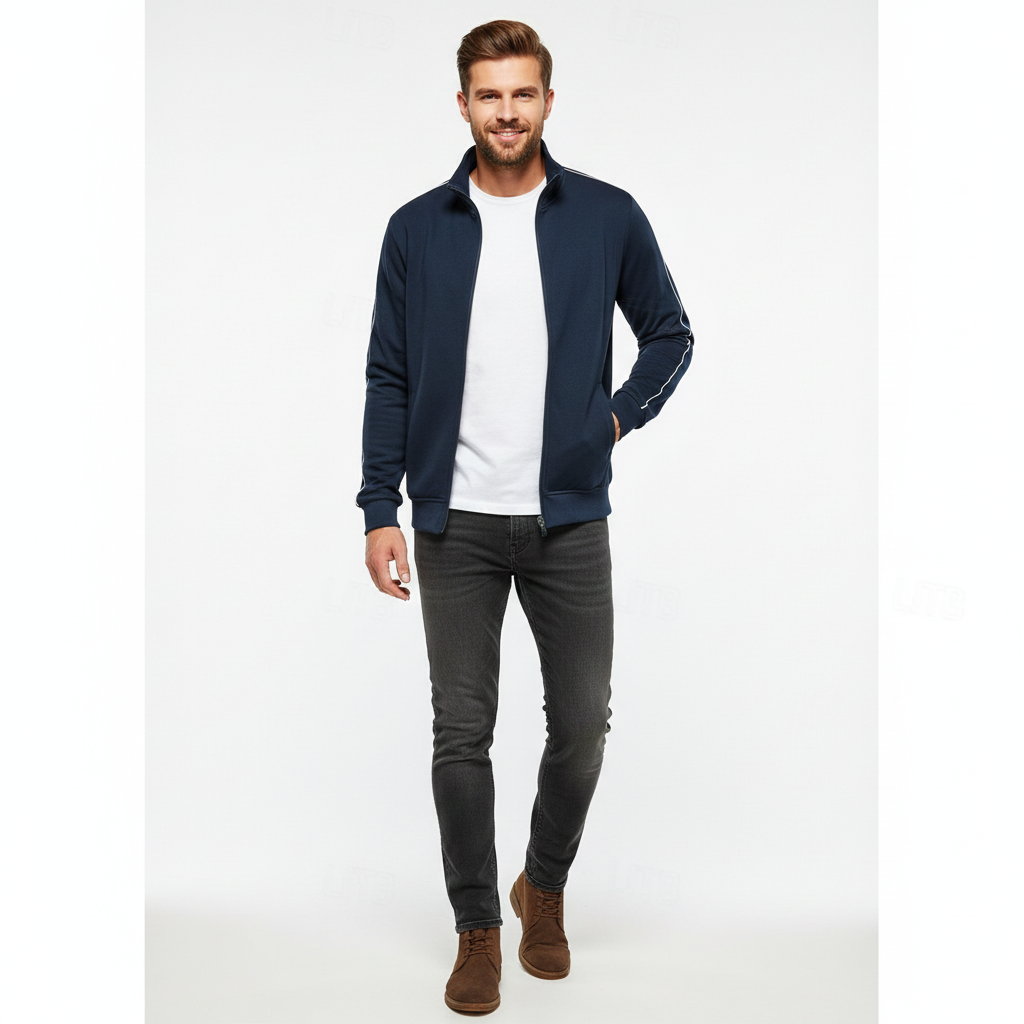 Julien Gilet Homme Polyvalent Coupe Ajustée & Style Fonctionnel Intemporel, vue 3