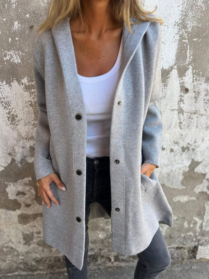 Kathryn Veste Longue à Capuche Légère & Stylée, Adaptée pour la Mi-Saison Femme