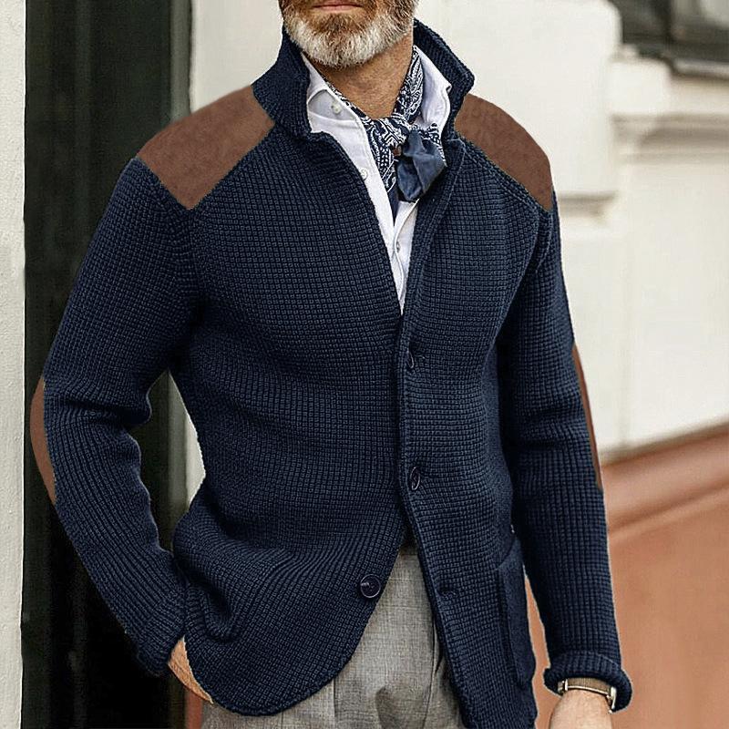 Edward Blazer Homme Vintage Col Montant Élégant, Manches Longues & Style Intemporel, vue 2