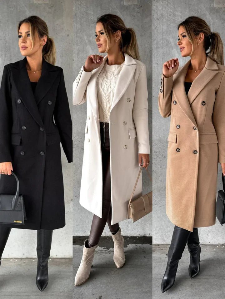 Laura Manteau Femme Long Hiver Élégant, Chaud & Sophistiqué au Style Intemporel, vue 2