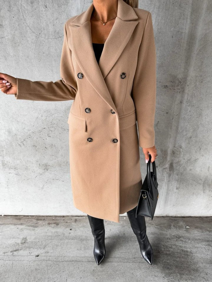 Laura Manteau Femme Long Hiver Élégant, Chaud & Sophistiqué au Style Intemporel, vue 4