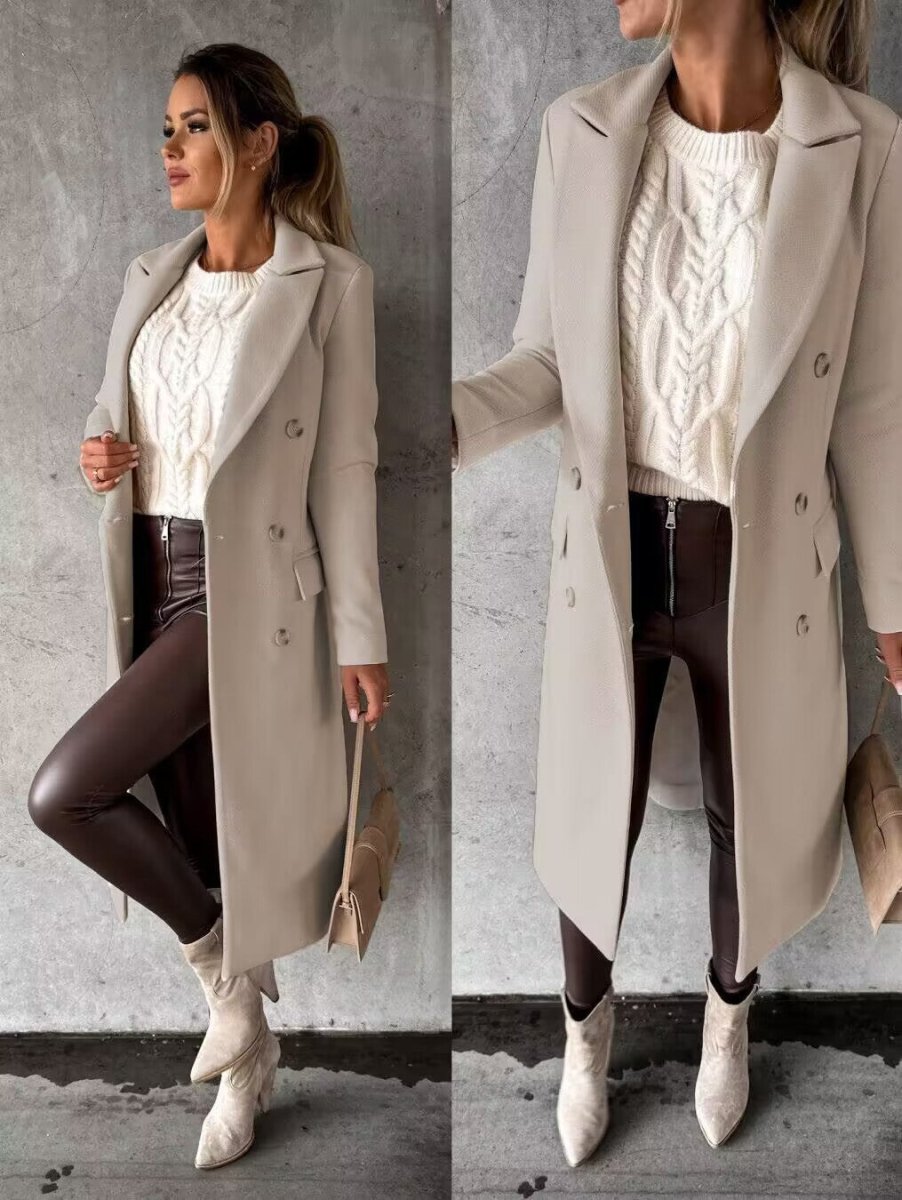 Laura Manteau Femme Long Hiver Élégant, Chaud & Sophistiqué au Style Intemporel, vue 7