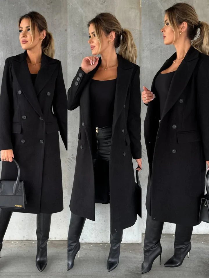 Laura Manteau Femme Long Hiver Élégant, Chaud & Sophistiqué au Style Intemporel, vue 5