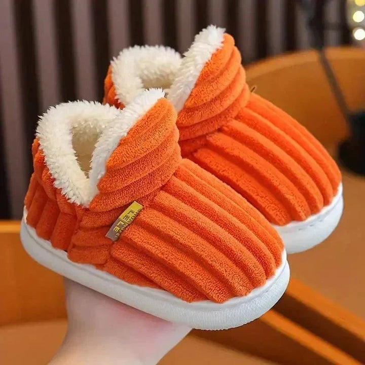 Lily Femme Chaussons Pantoufles en Velours Côtelé avec Doublure Fourrure & Semelle Antidérapante, vue 12