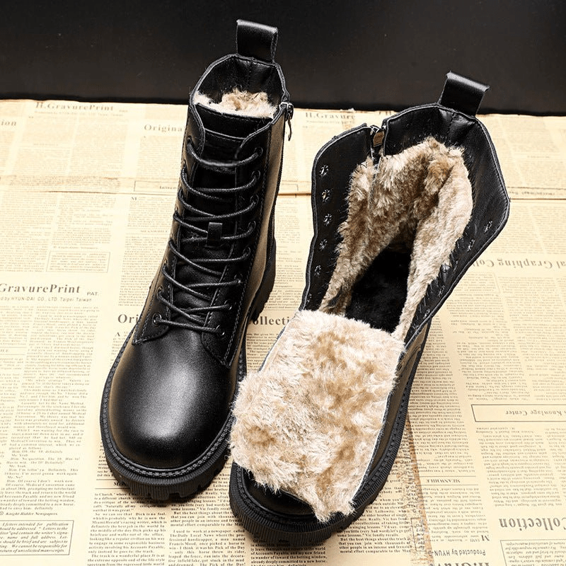 Lola Bottes d’Hiver Femme Noires, Antidérapantes, Chaudes & au Design Britannique Élégant, vue 2