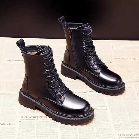 Lola Bottes d’Hiver Femme Noires, Antidérapantes, Chaudes & au Design Britannique Élégant, vue 3