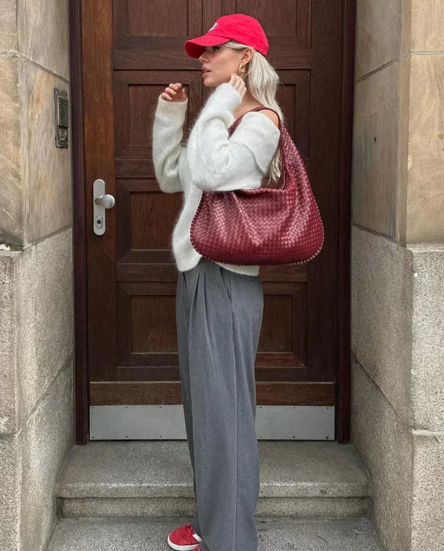 Louisa Sac Hobo Femme Tressé Élégant, Spacieux & Style Intemporel, vue 2