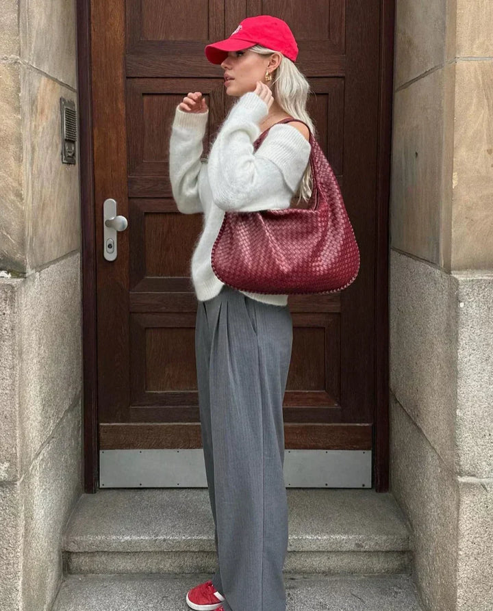 Louisa Sac Hobo Femme Tressé Élégant, Spacieux & Style Intemporel, vue 2