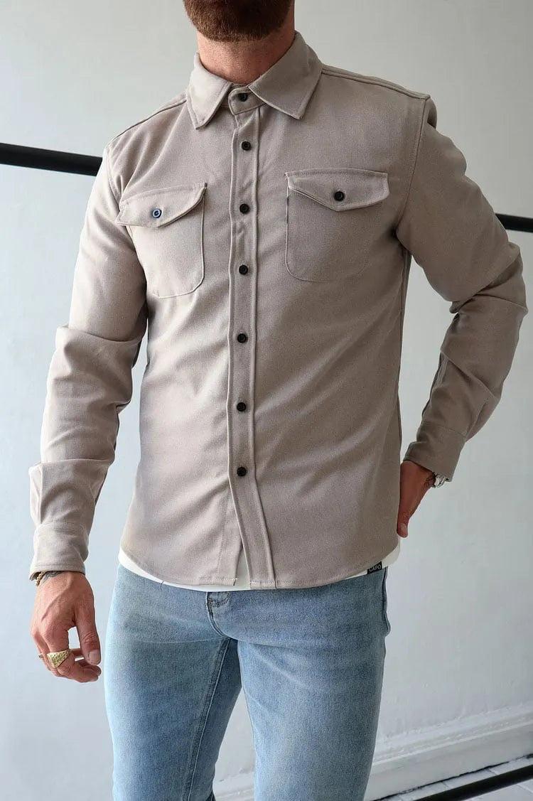 William Veste Homme en Cuir avec Boutons Style Intemporel, Résistant & Élégant, vue 3