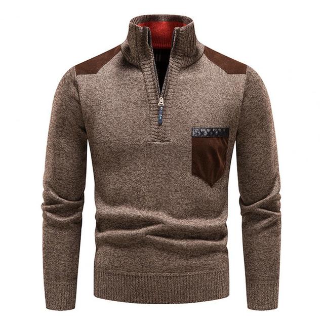 Vito Pull en Maille Homme Pull Doux, Chaud & Léger avec Coupe Ajustée Confortable, vue 3