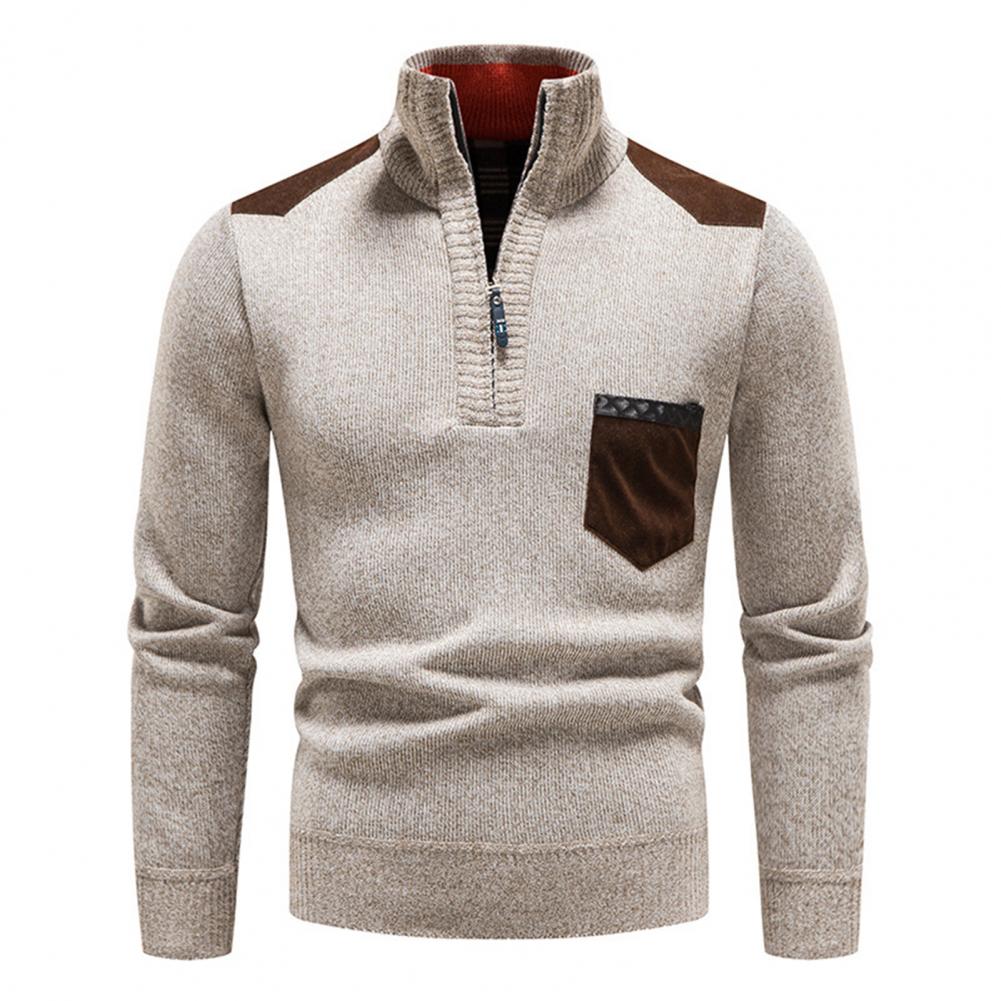Vito Pull en Maille Homme Pull Doux, Chaud & Léger avec Coupe Ajustée Confortable, vue 5
