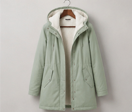 Parka d'Hiver Doublée en Polaire pour femme, vue 7