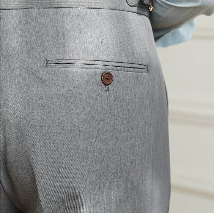 Pantalon fluide taille haute élégant