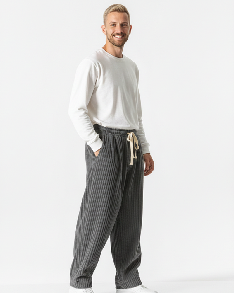 Brycen Pantalon Velours Côtelé Homme Coupe Moderne, Toucher Doux & Style Élégant, vue 4