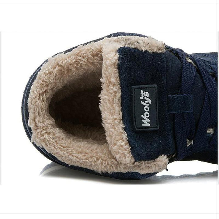 Niel Bottes d’Hiver pour Homme Design Suédine Chaud et Isolé avec Semelle en Caoutchouc à Adhérence Durable, vue 8