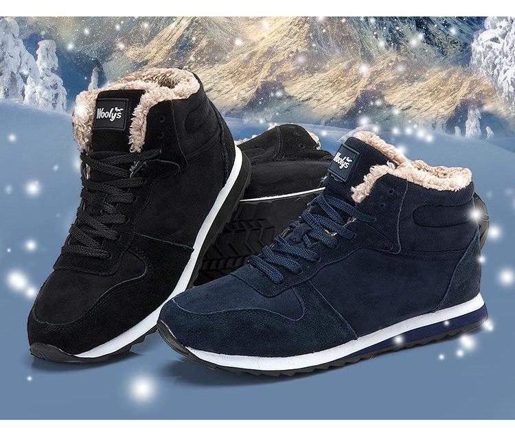 Niel Bottes d’Hiver pour Homme Design Suédine Chaud et Isolé avec Semelle en Caoutchouc à Adhérence Durable, vue 7