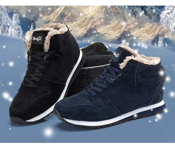 Niel Bottes d’Hiver pour Homme Design Suédine Chaud et Isolé avec Semelle en Caoutchouc à Adhérence Durable, vue 7