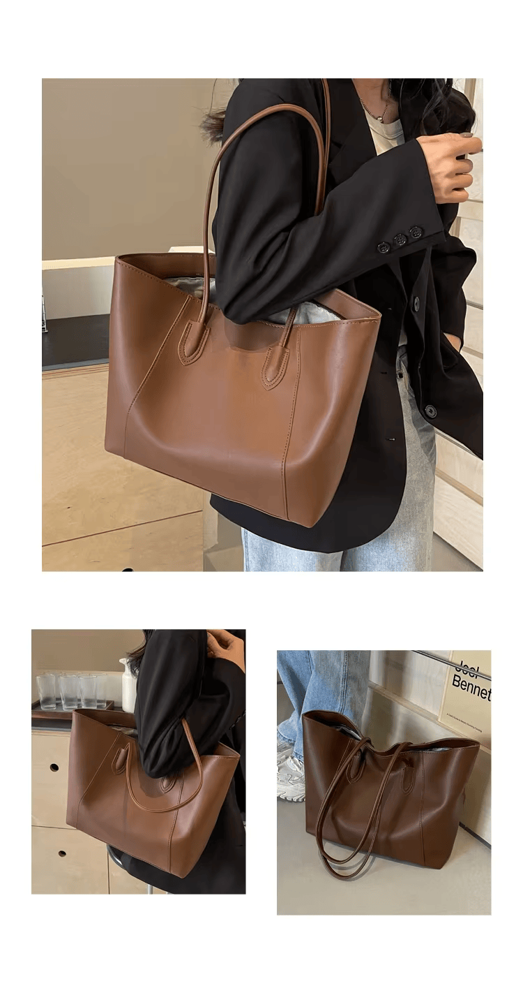Jivika Sac à Main Femme Grand Fourre-Tout en Simili Cuir avec Compartiment Spacieux & Poches Intérieures, vue 9