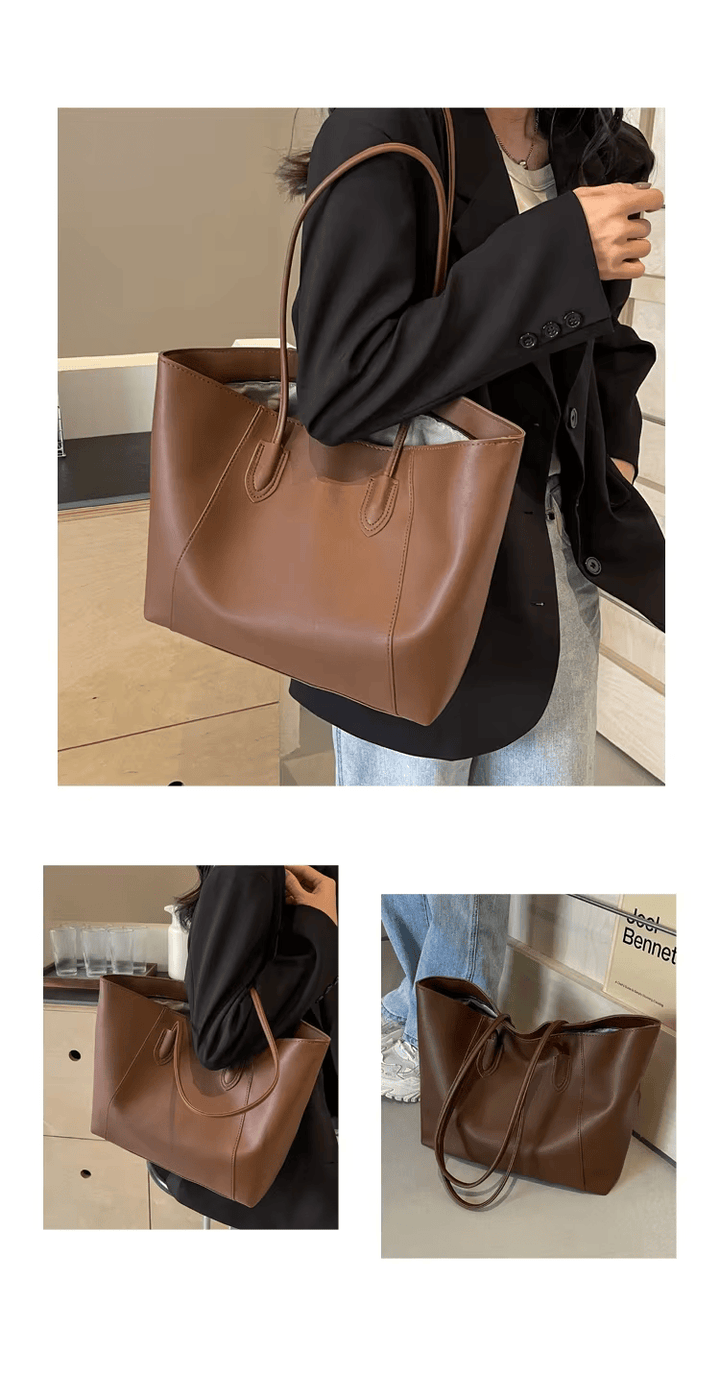 Jivika Sac à Main Femme Grand Fourre-Tout en Simili Cuir avec Compartiment Spacieux & Poches Intérieures, vue 9