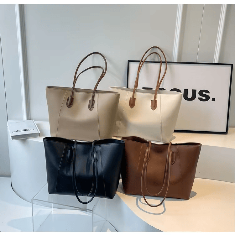 Jivika Sac à Main Femme Grand Fourre-Tout en Simili Cuir avec Compartiment Spacieux & Poches Intérieures, vue 6