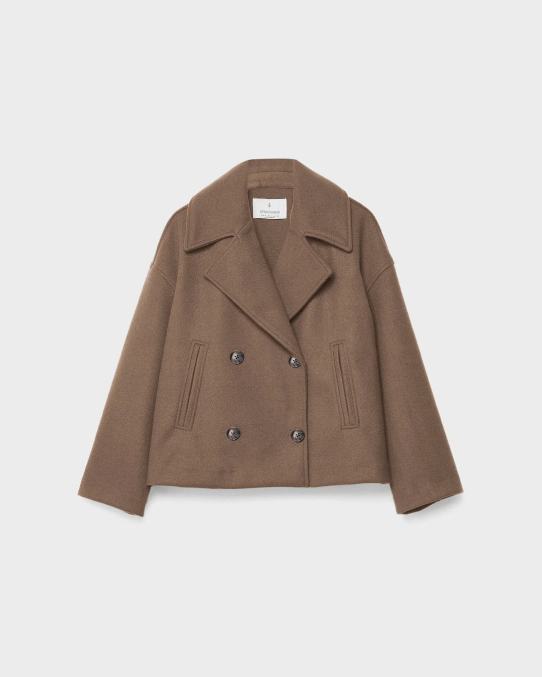 Vanessa Veste Femme Veste Courte Croisée en Laine Élégante & Chaude pour l’Hiver, vue 10