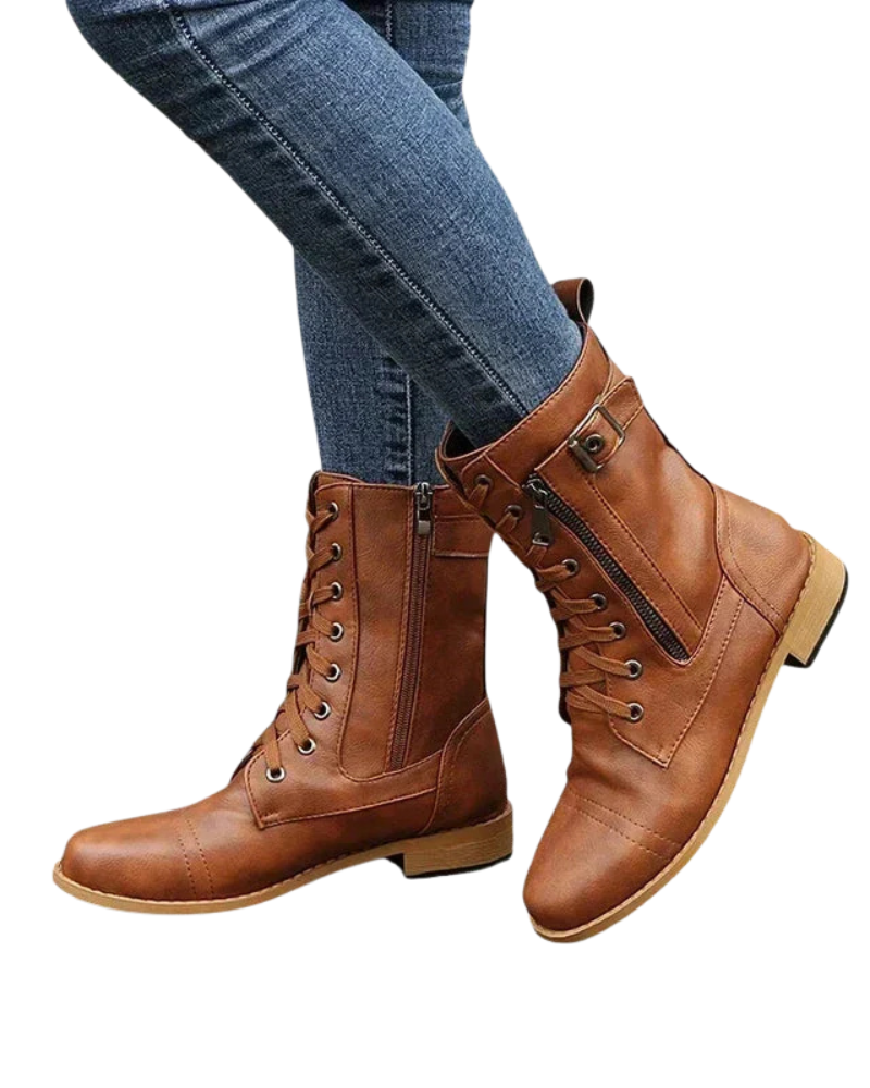 Helen Bottes Femme Chaussures de Marche Confortables avec Soutien & Semelle Amortissante