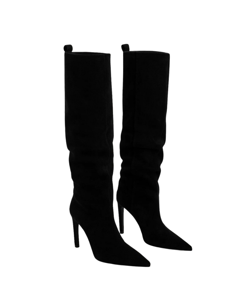 Madelyn Bottes Hautes Femme Tige Droite Élégante, Talon Fin & Bout Pointu Chic, vue 2
