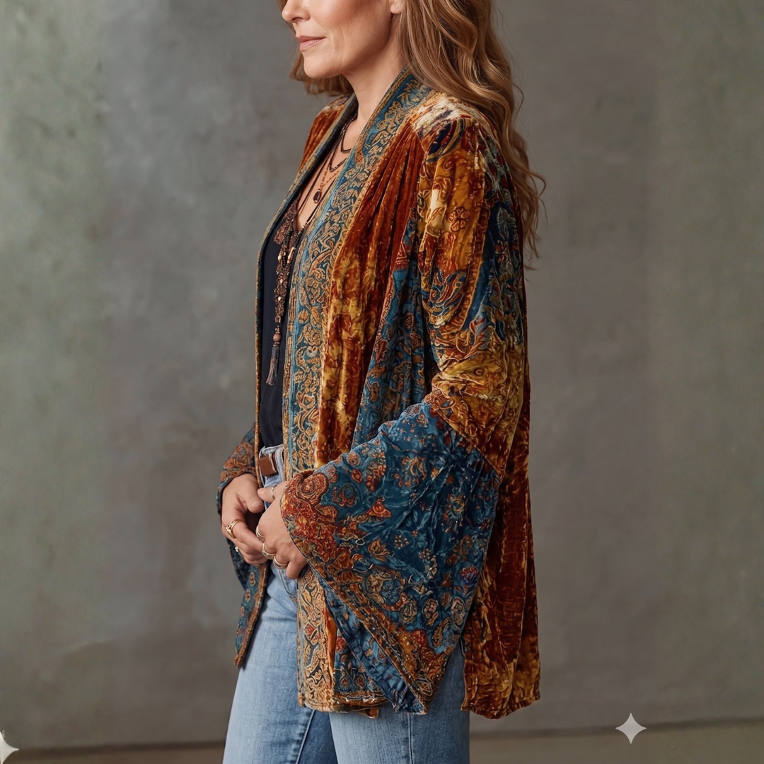 Veste Boho en Velours pour femme, vue 22