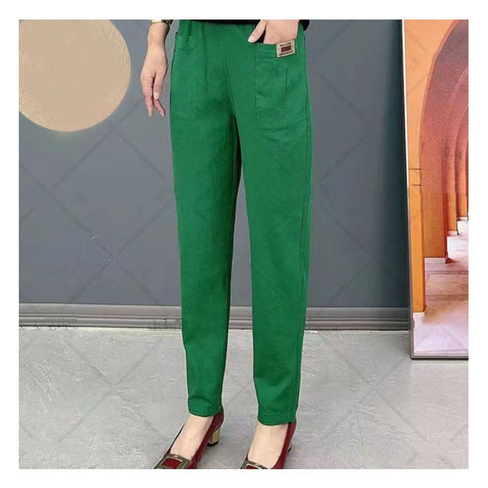 Mariana Pantalon Femme en Coton Coupe Confortable en Tissu Élastique & Éco-Responsable, vue 7