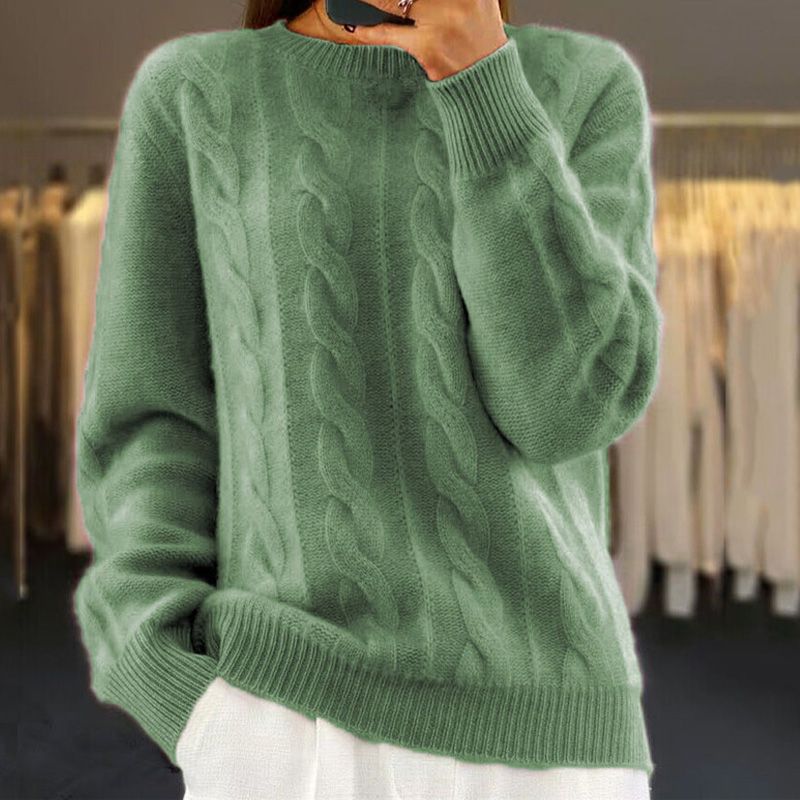 Naomi Femme Pull en Laine Pull Doux & Élégant au Style Moderne et Confortable, vue 3