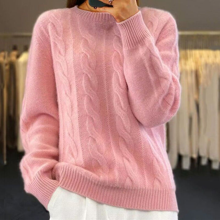Naomi Femme Pull en Laine Pull Doux & Élégant au Style Moderne et Confortable, vue 4