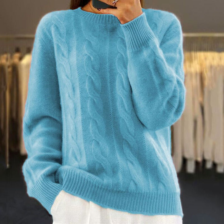 Naomi Femme Pull en Laine Pull Doux & Élégant au Style Moderne et Confortable, vue 5