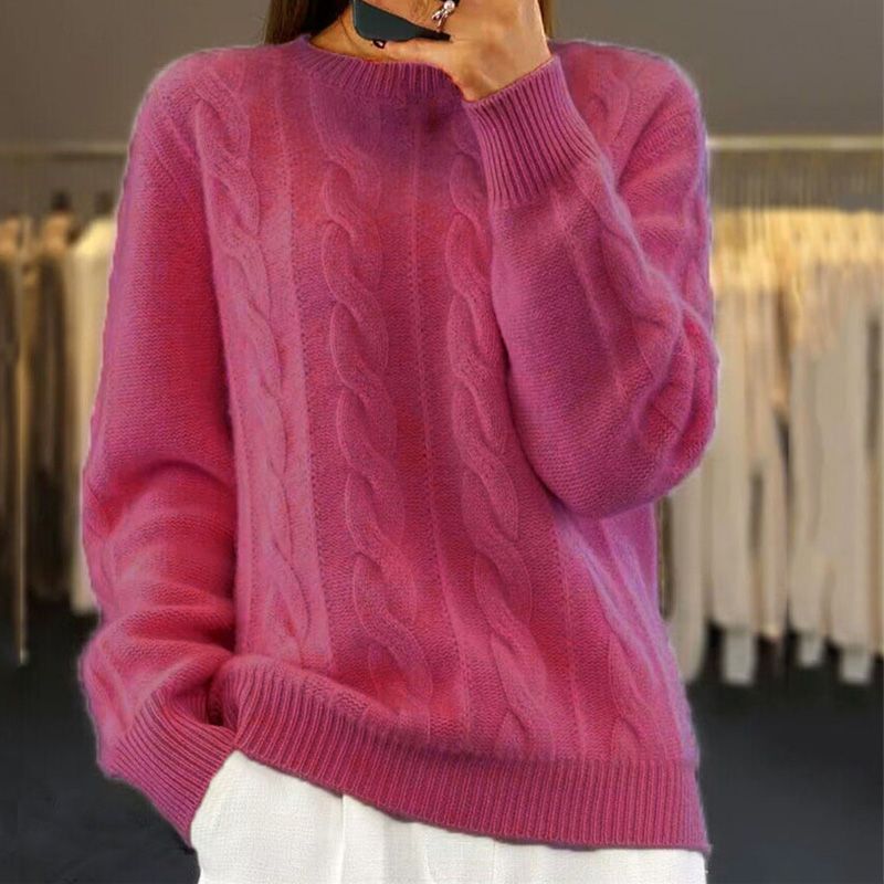 Naomi Femme Pull en Laine Pull Doux & Élégant au Style Moderne et Confortable, vue 6