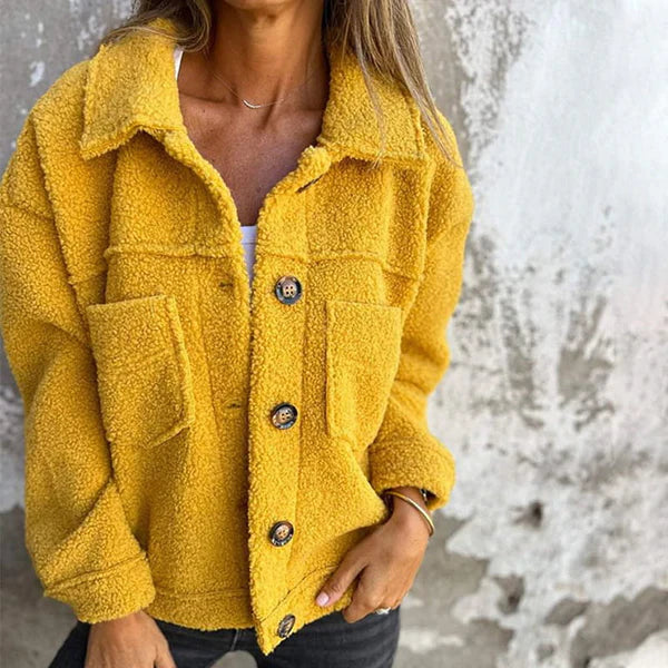 Amayah Veste Teddy Effet Polaire, Confort et Style pour un Look Tendance
