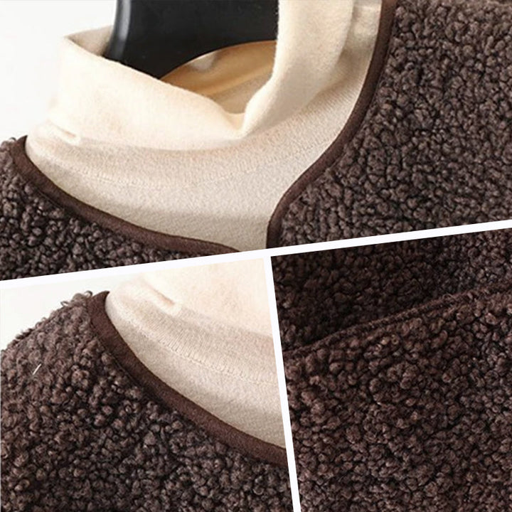 Julietta Gilet Femme en Maille Gilet Sans Manches à Boutons avec Tissu Doux et Poches Pratiques, vue 7