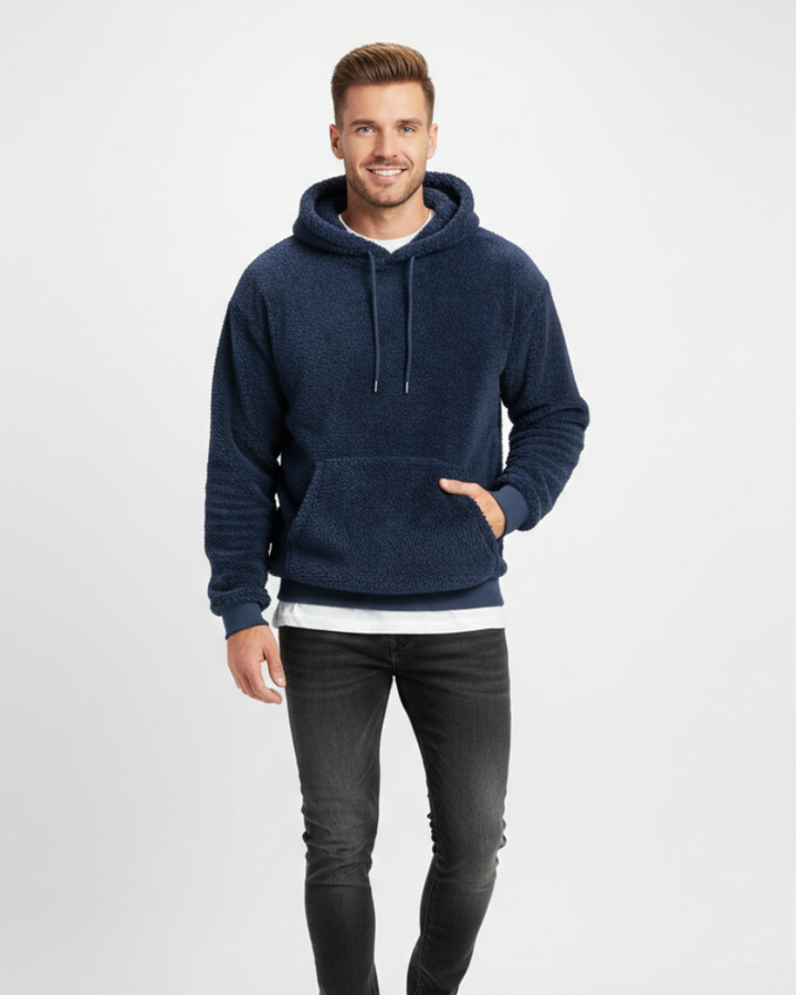 Kila Hoodie Fluffy Unisexe Sweat Ultra-Doux Léger et Chaud avec Poche Kangourou, vue 6