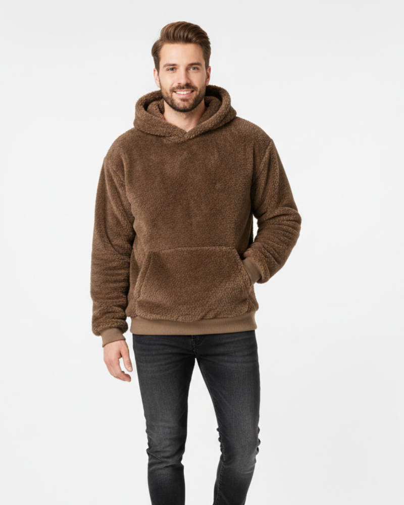 Kila Hoodie Fluffy Unisexe Sweat Ultra-Doux Léger et Chaud avec Poche Kangourou, vue 2