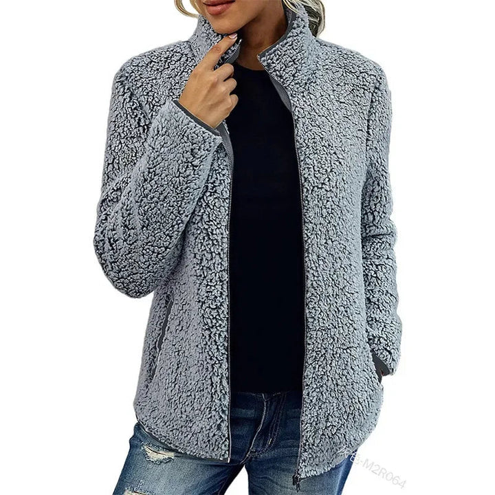 Neriah Veste Femme Polaire d’Hiver Chic & Chaude, Élégante et Confortable, vue 6