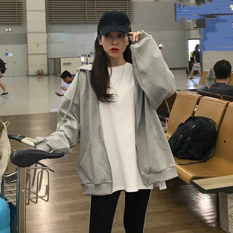Ayleen Veste Femme Oversize à Capuche avec Poches, Style Moderne & Confortable, vue 5