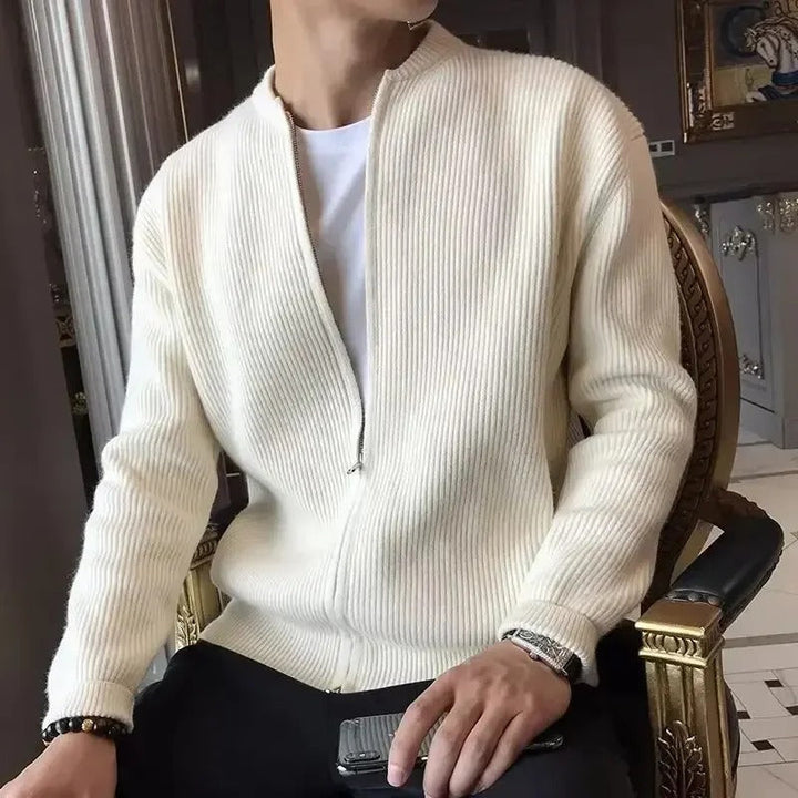 Rex Gilet Homme Veste Zippée Chaude & Confortable au Style Moderne Élégant, vue 3