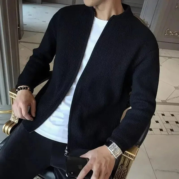 Rex Gilet Homme Veste Zippée Chaude & Confortable au Style Moderne Élégant