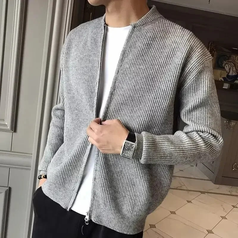 Rex Gilet Homme Veste Zippée Chaude & Confortable au Style Moderne Élégant, vue 2