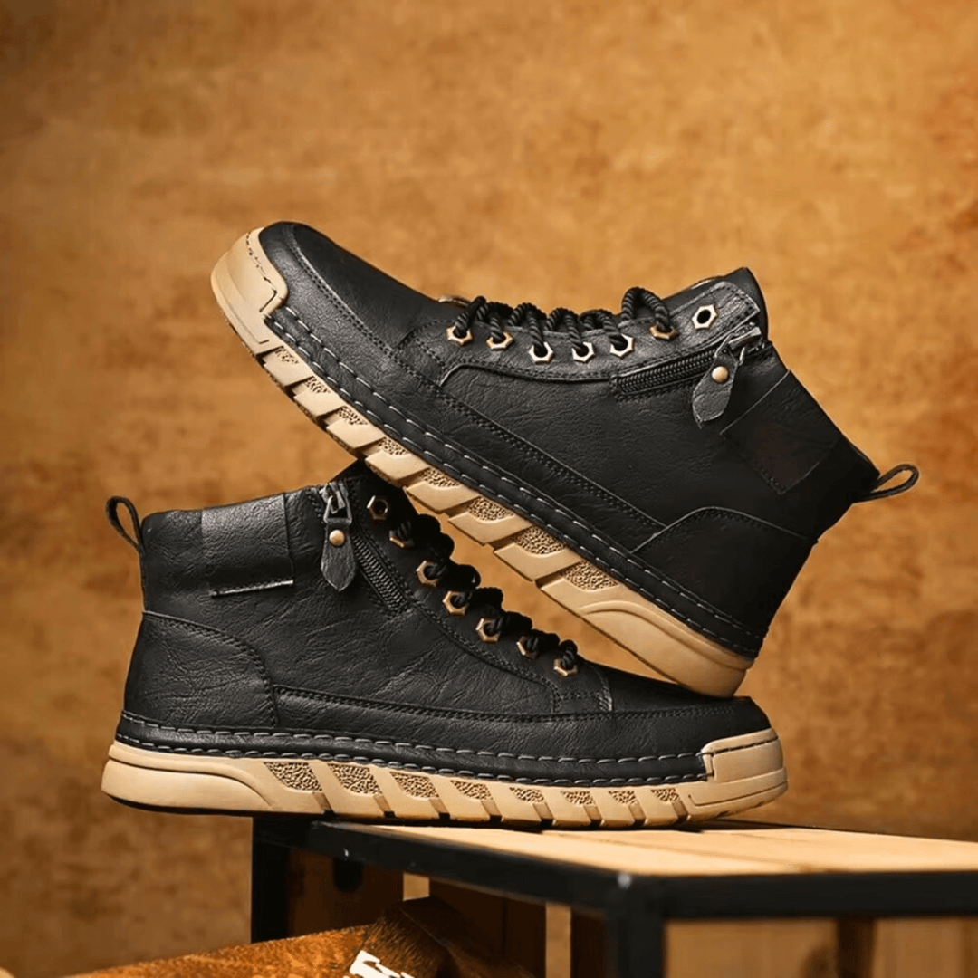 BOTTES EN CUIR POUR HOMME